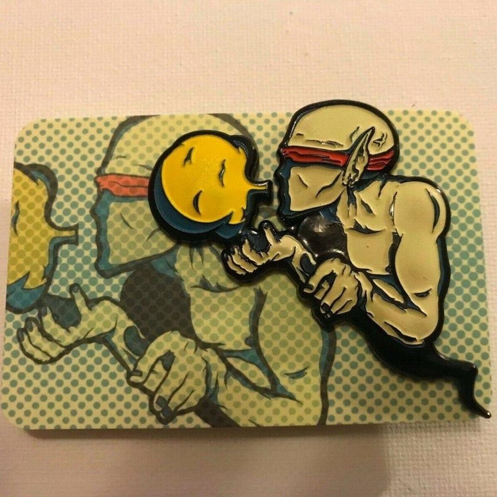 Blind Phantom Glow Anime Enamel Pin